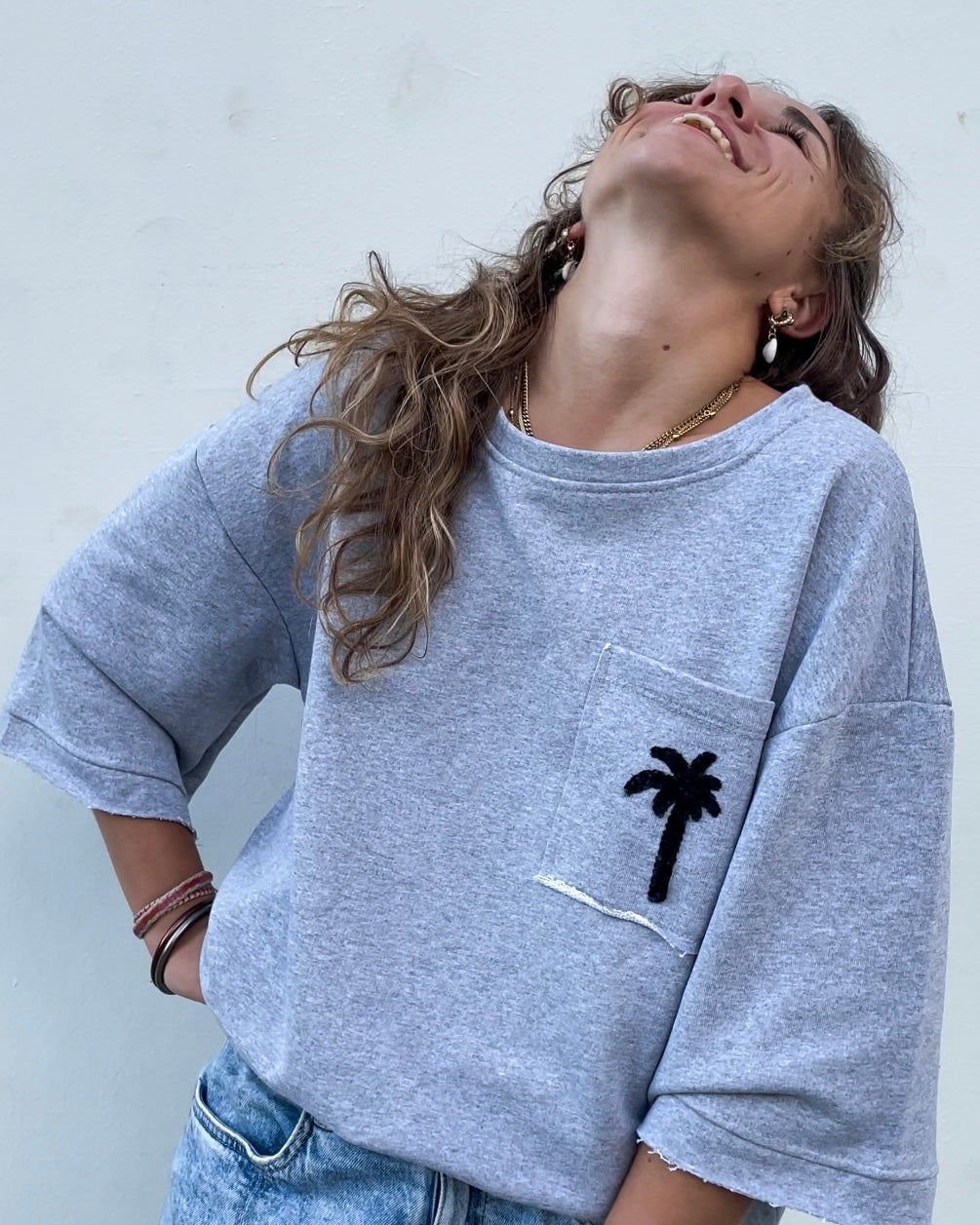 SWEAT PALMERA NOIR