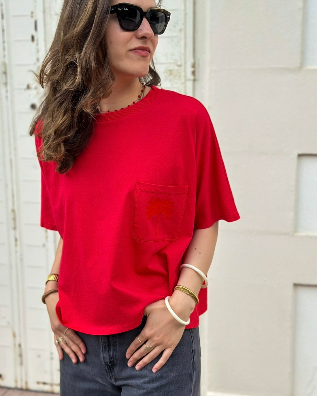 TEE-SHIRT CARINO ROUGE