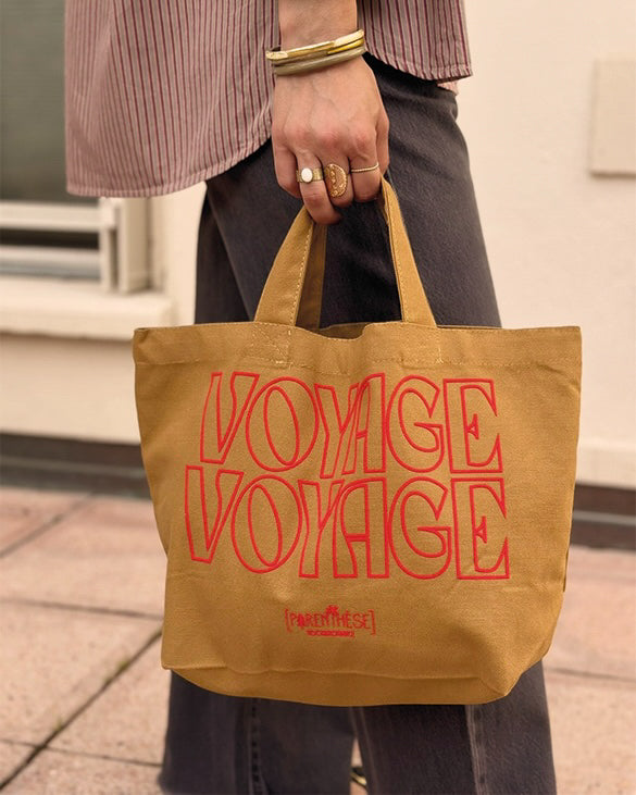 MINI CABAS VOYAGE CAMEL