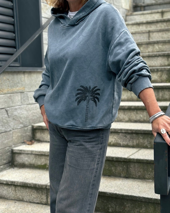SWEAT À CAPUCHE PALMA ANTHRA