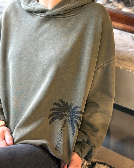SWEAT À CAPUCHE PALMA KAKI