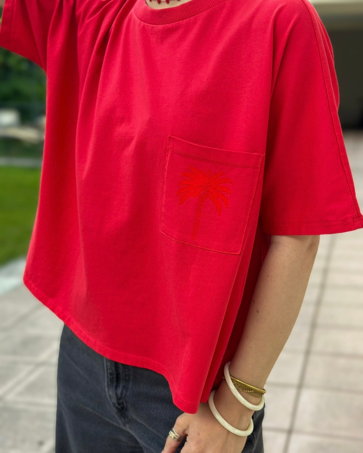 TEE-SHIRT CARINO ROUGE
