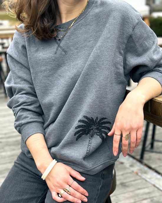 SWEAT PALMA GRIS