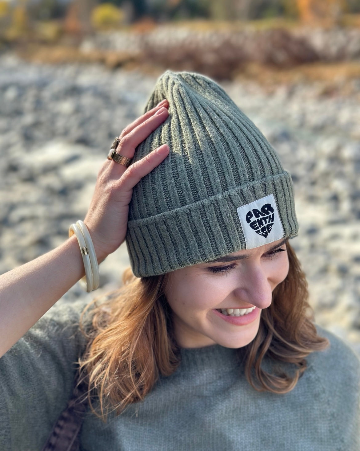 BONNET PARENTHÈSE KAKI